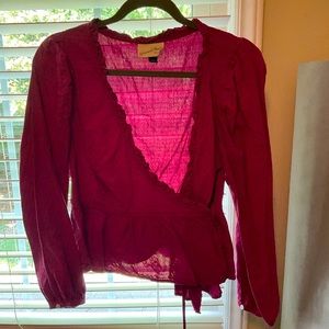 Universal Thread Wrap Blouse